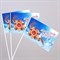 Флажок "Спасибо деду за победу!" бумага, небо 6887812