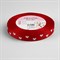 Лента репсовая «Сердечки», 15 мм, 23 ± 1 м, цвет красный/белый №026 9327062