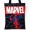 Сумка текстильная "MARVEL. Человек-паук", 31*1*40,5см, отдел без молнии, без подклада , черная   772 7728794
