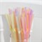Набор трубочек одноразовых для коктейля Доляна, 0,5×21 см 250 шт, неоновые, с гофрой, цвет МИКС 1401529