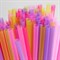 Набор одноразовых трубочек для напитков, 0,5×21 см, 100 шт, цвет МИКС 2876957